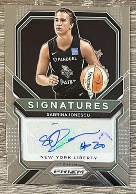 2021 Panini Prizm WNBA #SG-SIG Sabrina Ionescu Signatures AUTO - READ - Image 1 of 3