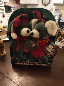 NEW DAN DEE MUSICAL PRECIOUS TWINS IN BOX WORKS - Picture 1 of 1