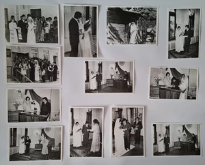 12 fotografías originales de colección de la URSS - bodas soviéticas, 1970-1980 - Imagen 1 de 14