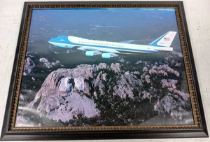 Vintage gerahmtes Bild von Airforce One 16" x 20" - Bild 1 von 3
