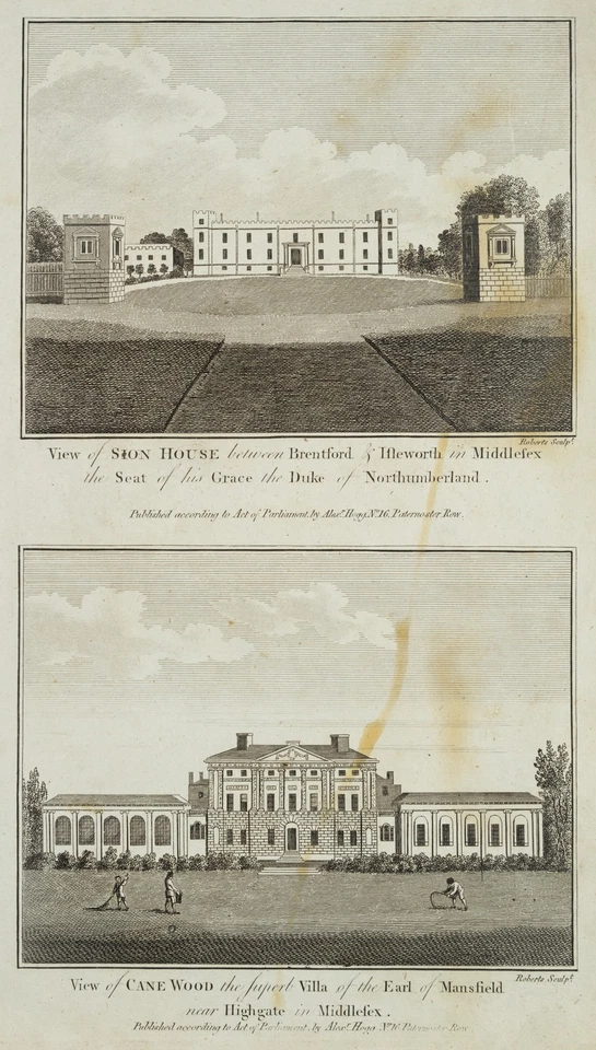 Kenwood Villa u. Syon House, London, KSt. Klassizismus Unbekannt (18.Jhd) - Bild 1 von 4