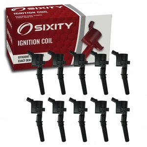 10 pc Sixity Auto Ignition Coils for 1997-2002 Ford E-350 Econoline Club yd - Picture 1 of 8