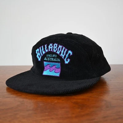 DEADSTOCK, Sombrero Vintage Años 90 Logo BILLABONG Bordado 7 Paneles, Hecho en EE. UU. Foto 1 de 4