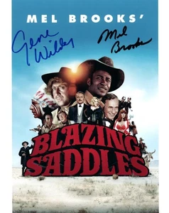 Gene Wilder Mel Brooks 8x10 Signed Autographed Photo Picture with COA - Picture 1 of 1