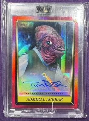 2023 Topps Star Wars Signature Series Autograph Tim Rose As Admiral Ackbar AB-TR - Image 1 of 2