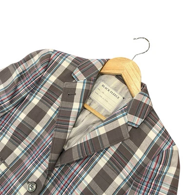 Черный флисовый блейзер Brooks Brothers Thom Browne Madras в клетку BB1 XS размер 2 - Изображение 1 из 4