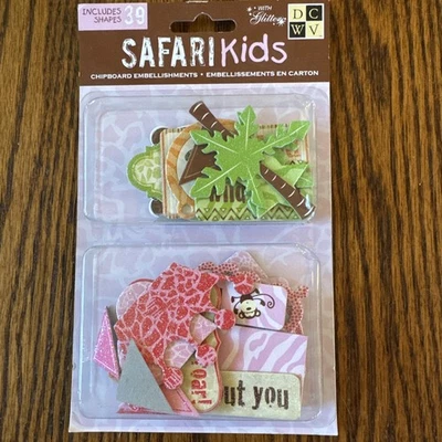NUEVO DCWV ~ Adornos de aglomerado Safari para niños, 39 formas con corona brillante y más  Foto 1 de 4