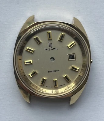 NOS BOITIER PLAQUE OR MARQUE LIP GENERAL DE GAULLE @ LIP CASE WATCH @ CAL R184 - Photo 1/4