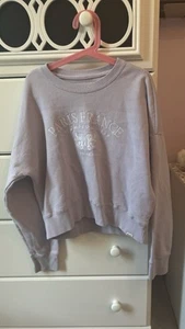 Abercrombie Fitch Girl's Sweatshirt 11/12 Lilac - Picture 1 of 3