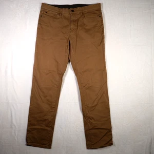 Pantalones de mezclilla rectos English Laundry marrón para hombre 34x32 - Imagen 1 de 7