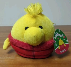 Squishmallow Woodstock en Chaqueta Puffer 6.5" Felpa Cacahuetes Navidad Nuevo Con Etiquetas - Imagen 1 de 22