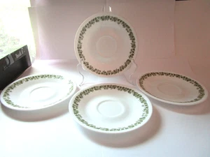 Vintage Corelle Spring Blossom 6-1/4" Saucers Set of 4 - Picture 1 of 9
