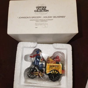 Department 56 Heritage Johnson's Grocery...Holiday Deliveries Accessory - Picture 1 of 1