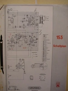 B345/ Grundig esquema 153, 53T10, 53T50, 53T55... - Imagen 1 de 1