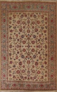 All-over Pattern Kirman 7x10 Traditional Rug Wool Hand-knotted Carpet