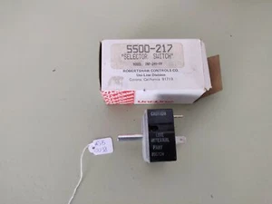 Robertshaw Uni-Line 5500-217 INF-240-99 89070W Selector Switch Dryer - Picture 1 of 6