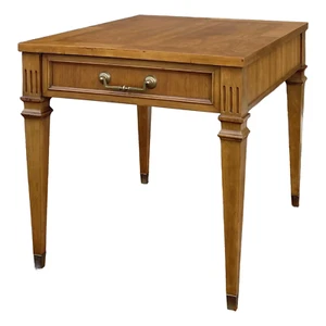 Vintage Century Furniture Traditional Regency Style Side Table in Light Walnut - Picture 1 of 11