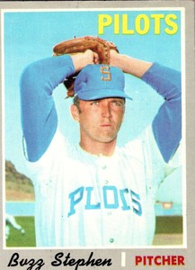 1970 Topps Buzz Stephen #533 Seattle Pilots Baseball Card