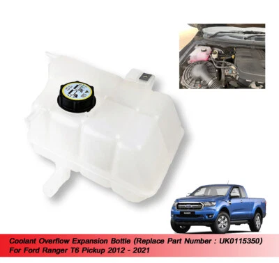 Botella de desbordamiento de refrigerante para camioneta Ford Ranger T6 2012 2013 2014 2015 - 2021 Foto 1 de 4
