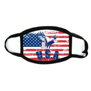 American Bald Eagle FACE MASK Reusable Washable Unisex Face Cover USA Seller - Picture 1 of 2