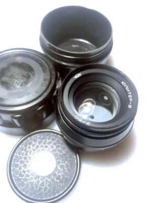 JUPITER-8 50mm f/2 1985 (Soviet Sonnar) Rangefinder M39 Zorki Leica (Near Mint) - Image 1 of 4