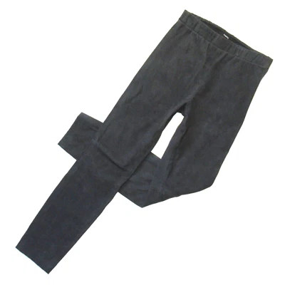 Nuevo con etiquetas Legging Theory Adbelle en Gris Carbón Elastizado Gamuza Cuero Pantalones Ajustados 4 Foto 1 de 4
