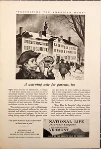 1949 National Life Insurance Vermont College Education Plan Vintage Print Ad - Picture 1 of 6