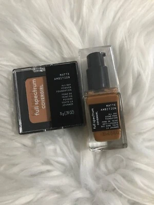 LOT COVERGIRL FULL SPECTRUM MATTE AMBITION FOUNDATION Deep Neutral 1-FS405 - Image 1 of 4