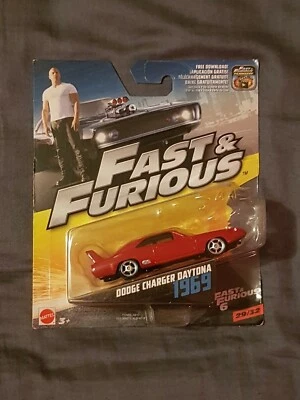  🔶️FAST & FURIOUS MATTEL- THE FAST AND THE FURIOUS 69 DODGE CHARGER TOY CAR - Image 1 of 2