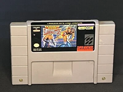 SATURDAY NIGHT SLAM MASTERS SNES Wrestling Super Nintendo - Image 1 of 3