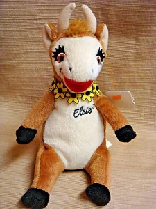 ADORABILE PICCOLO PELUCHE ELSIE MUCCA 2004 BORDA LATTE PROMO - Foto 1 di 5