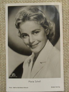 * Postcard postcard postcard ** Maria Schell ** Vintage Rüdel Verlag # 2258