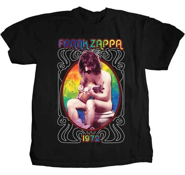 FRANK ZAPPA - 1972 - T SHIRT S-M-L-XL-2XL New Official Hi Fidelity Merchandise - Image 1 of 1