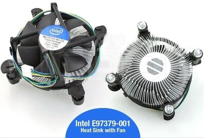 Original Intel i3 i5 i7 Socket 1150 1151 1155 Heatsink Fan Cooler E97379-001  - Image 1 of 3