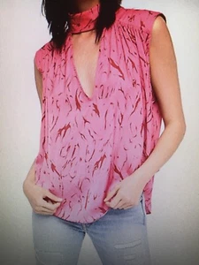 KOSTENLOSE PEOPLE EVERY LITTLE THING TOP-PINK-GRÖSSE KLEIN - NEU MIT ETIKETT - Bild 1 von 7
