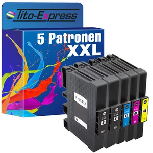 4 Patronen XXL PlatinumSerie für Ricoh GC-41 SG 3120 B SFNW SG 7100 DN SG-K 3100 - Bild 1 von 2