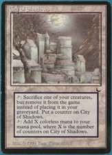 City of Shadows The Dark PLD Land Rare MAGIC MTG CARD (ID# 245477) ABUGames