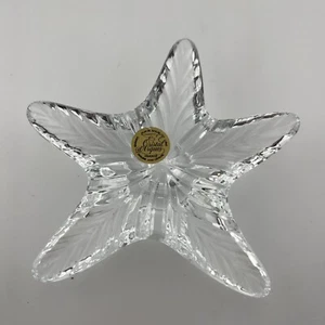 Vintage France D'Arques Lead Crystal swirl Glass Star Fish - Picture 1 of 2
