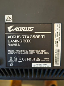 Aorus RTX 3080 Ti Gaming Box (GIGABYTE WATERFORCE GeForce RTX 3080 Ti 12G) - Picture 1 of 7