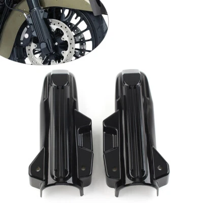 Untere Gabelabdeckungen passend für Harley Electra Street Road Glide King 14-22 - Bild 1 von 4