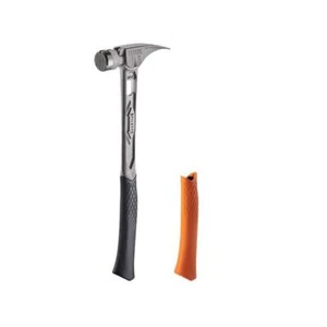 Stiletto Claw Hammers 15 Oz. Tibone Milled Face With Curved Handle Orange Grip - Picture 1 of 9