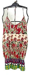 DESIGUAL Sundress Size Medium Women/Teens Multicolor 100% Cotton Spaghetti Strap - Picture 1 of 4