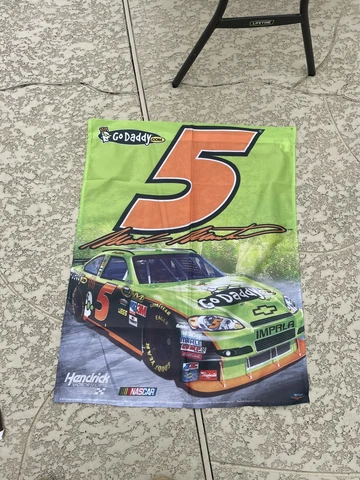 Mark Martin Go Daddy Flag NASCAR Cover