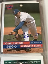 DANA EVELAND AUTOGRAPHED SIGNED 2005 HUNTSVILLE STARS TEAM SET CARD