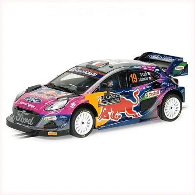 Scalextric C4448 Ford Puma WRC "No.19 Sebastian Loeb" 4WD 2022 RedBull 1:32 Auto
