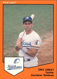 1989 Charleston Rainbows ProCards #974 Greg Conley