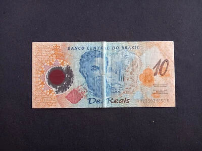 BRAZIL 10 REAIS (2000 / P-248) Commemorative Polymer Banknote - Circulated - Image 1 of 2
