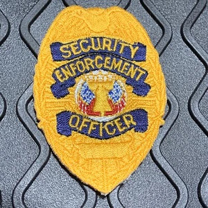 Security Enforcement Officer Chest Emblem Patch Security Officer Liberty Bell 1P - Picture 1 of 1