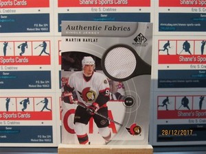 2005-06 SP Game Used Authentic Fabrics #AFHV Martin Havlat