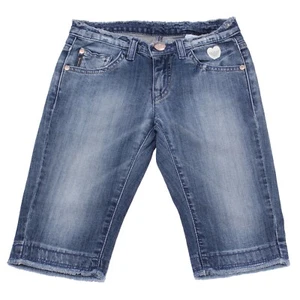 1504Y bermuda bimba girl ARMANI JUNIOR blue denim trouser pant - Imagen 1 de 4